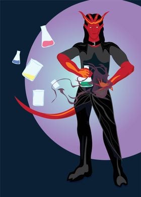 Tiefling Chemist