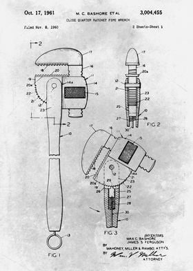 No296 Ratchet pipe wrench