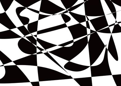 Abstract chessboard