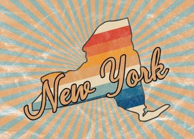 New York State Retro 70s