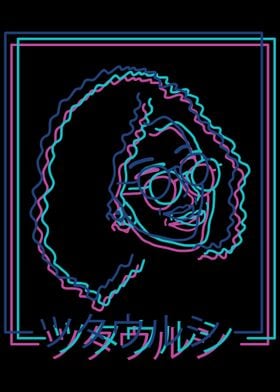 Curly Girl Japanese Neon
