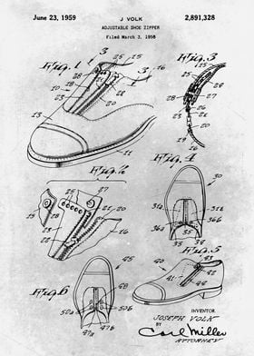 No336 Adjustable shoe zipp