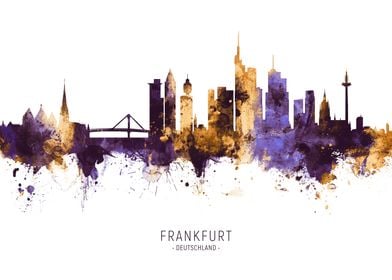 Frankfurt Germany Skyline