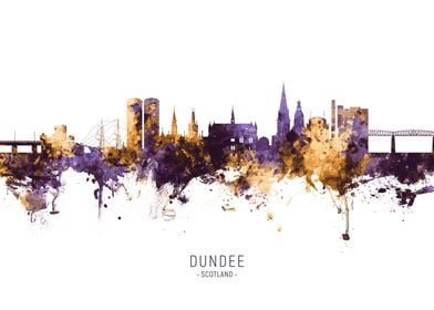 Dundee Scotland Skyline