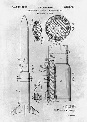 No392 Staged rocket