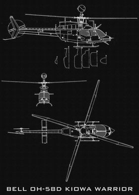 BELL OH 58D KIOWA