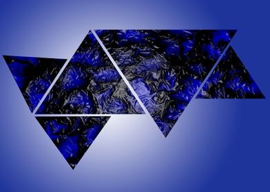 Blue triangles