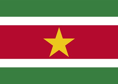SURINAME Flag