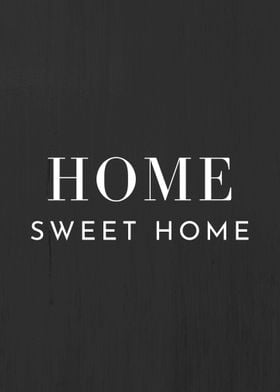 Misbruge øge Brace HOME sweet home' Poster by Lucky Art | Displate
