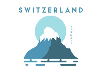 Switzerland Illustration