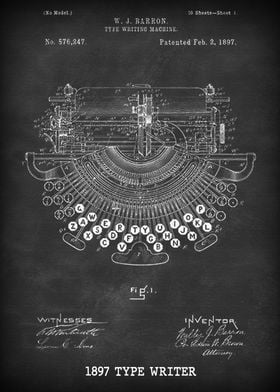 1897 TYPE WRITTER