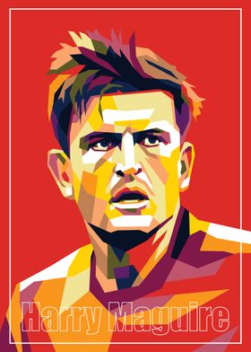 harry maguire popart