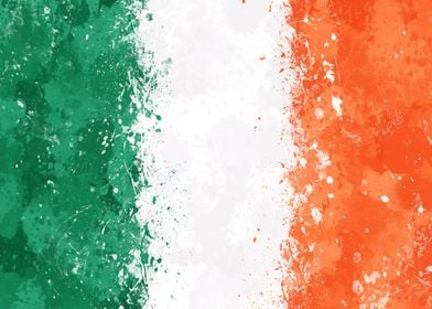 Ireland Flag Grunge