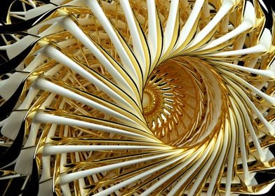 3d abstract turbine 