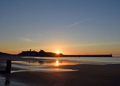 Peel Castle Sunset