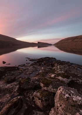 Sunrise over the lake