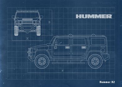 Hummer H2 Blueprint