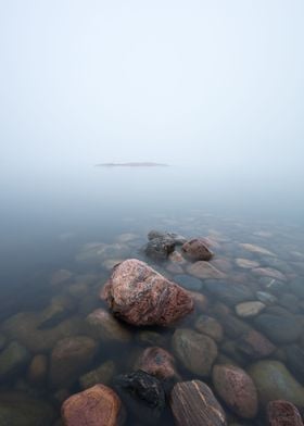 Rocks in the fog 02