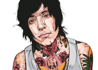 Oliver Sykes in Cartoon