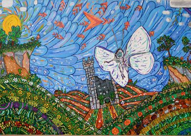 Butterfly mosaic