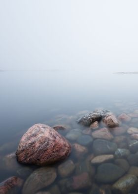 Rocks in the fog 01