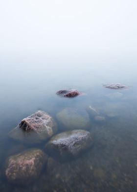 Rocks in the fog 03