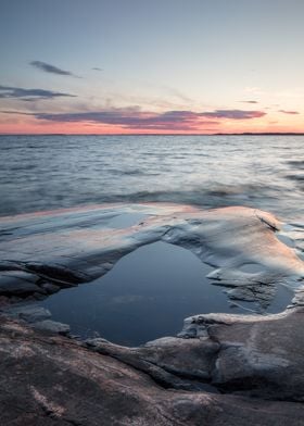 Evening by the sea