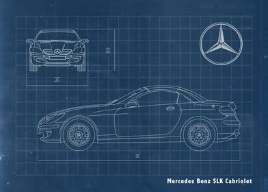 MercedesBenz SLK Blueprint