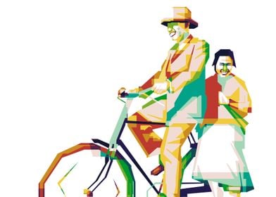 Bicycle in WPAP