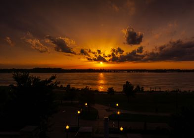 Sunset Over Mississippi 