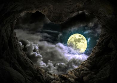 Cave moon