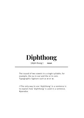 Diphthong typographic