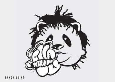 Panda joint T shirt design