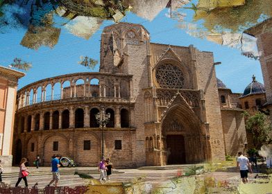 Valencia Spain the Plaza 