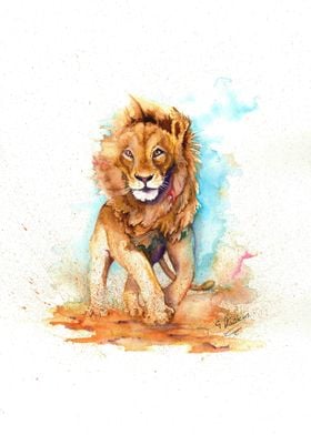 The Solitary Lion