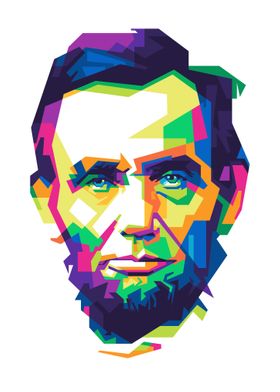Abraham Lincoln Popart
