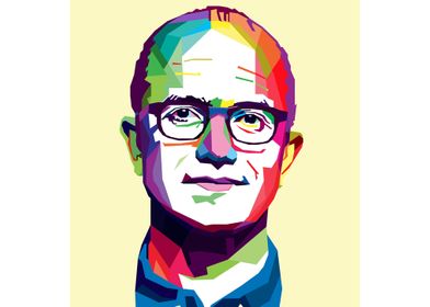 satya nadella wpap art pos