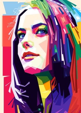 Kaya Scodelario Popart