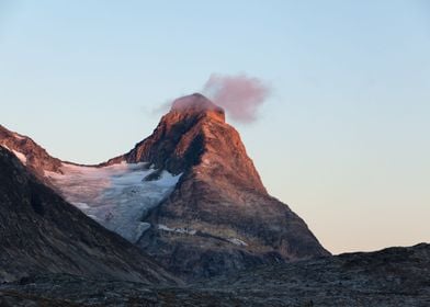 Sunset in Greenland