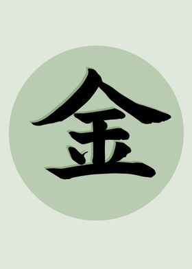Kanji for Money notext