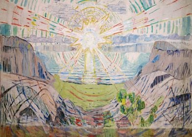 Edvard Munch The Sun