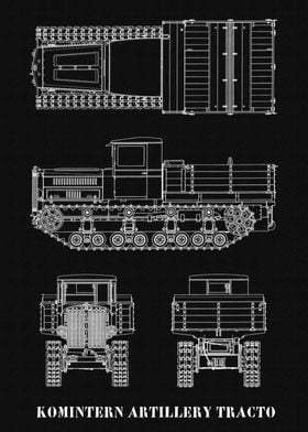 KOMINTERN ARTILLERY TRACTO