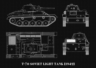 T 70 SOVIET LIGHT TANK