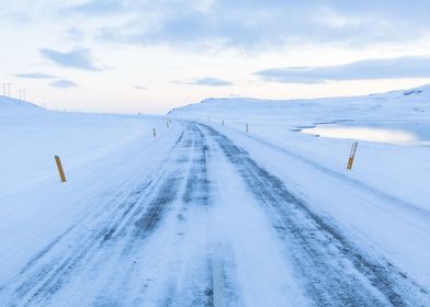 An empty winter road 01