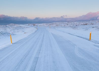 An empty winter road 03