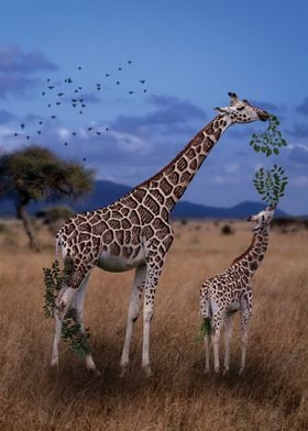 Giraffe tree
