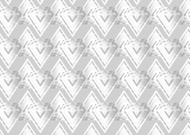 White diamond zigzag