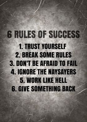 Arnolds 6 Rules Quote