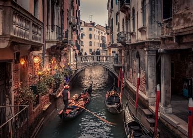 A Gondola Ride in Venice