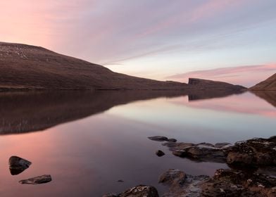 Sunrise over the lake